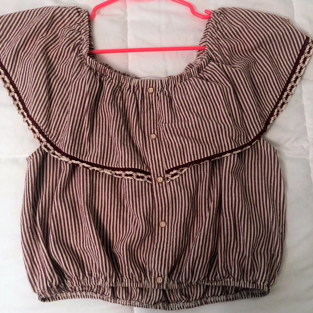 Striped Crop Top